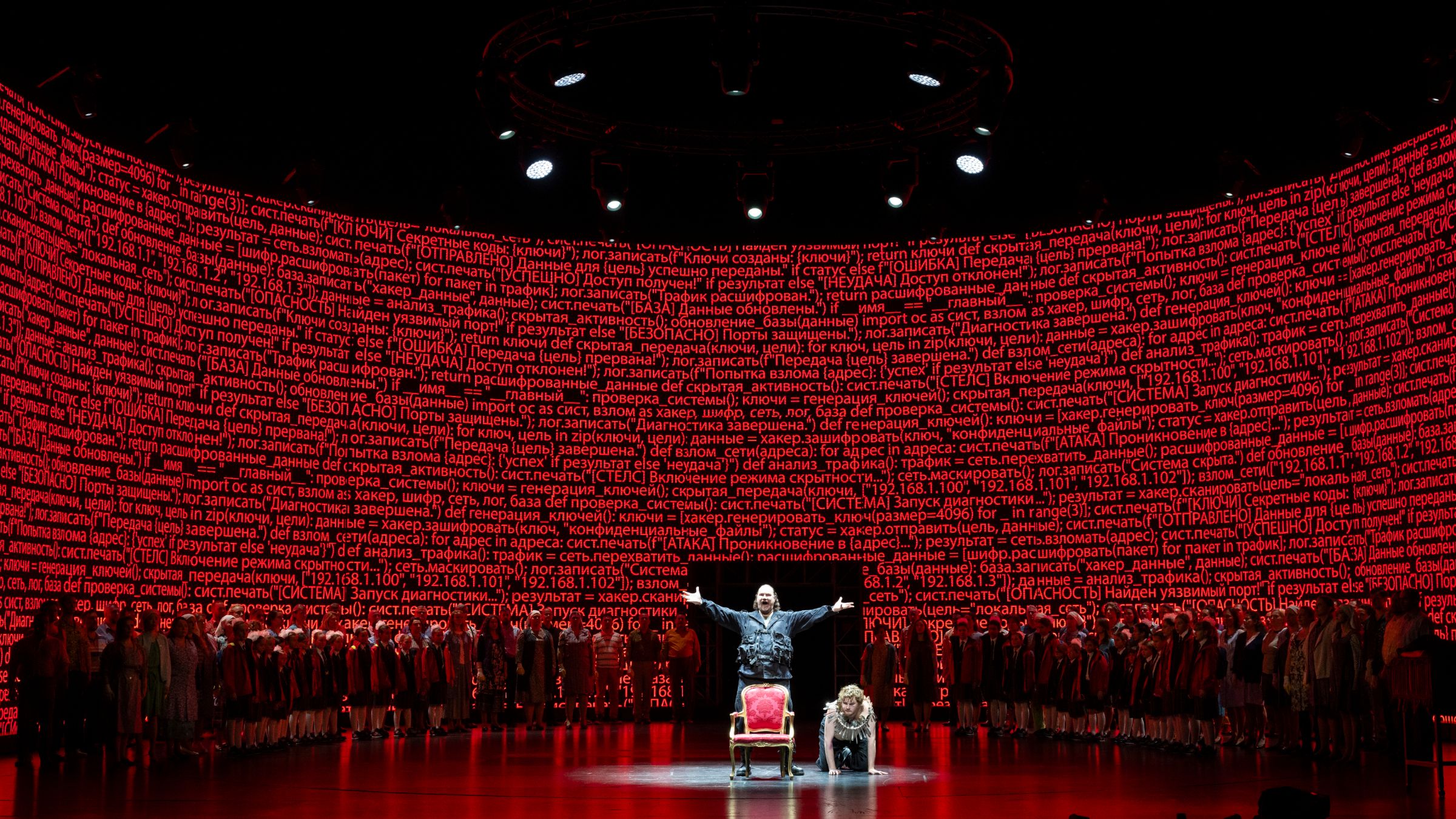Mussorgsky’s <i>Khovanshchina</i> in Geneva, directed by Calixto Bieito &copy; Carole Parodi