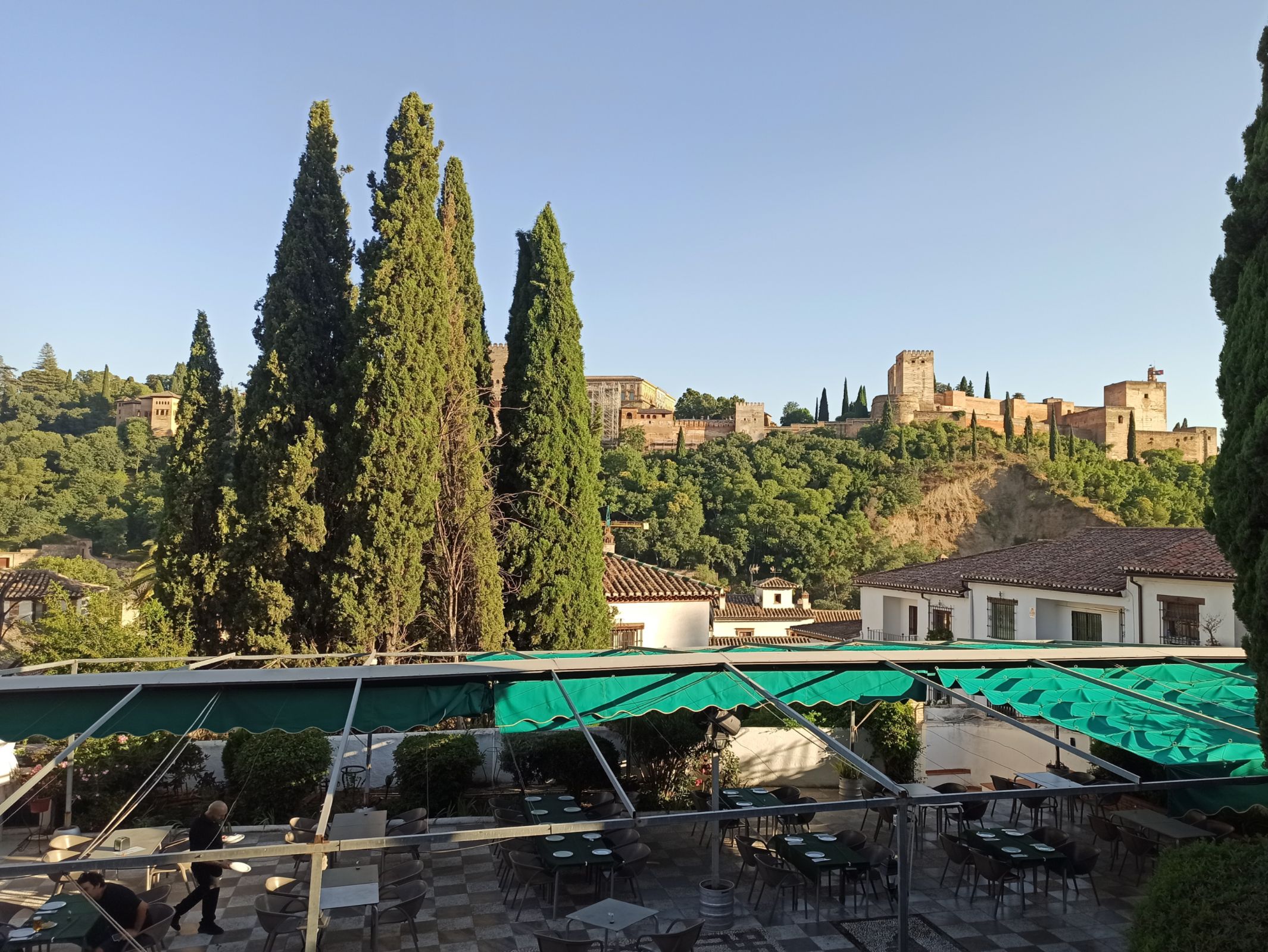 Vista desde la terraza de Peña La Platería &copy; Peña La Platería