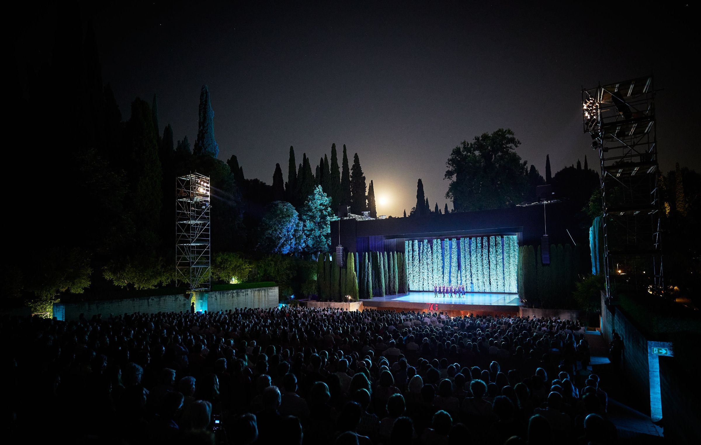 Teatro del Generalife con una actuación del Malandain Ballet Biarritz &copy; Fermín Rodríguez | Festival de Granada