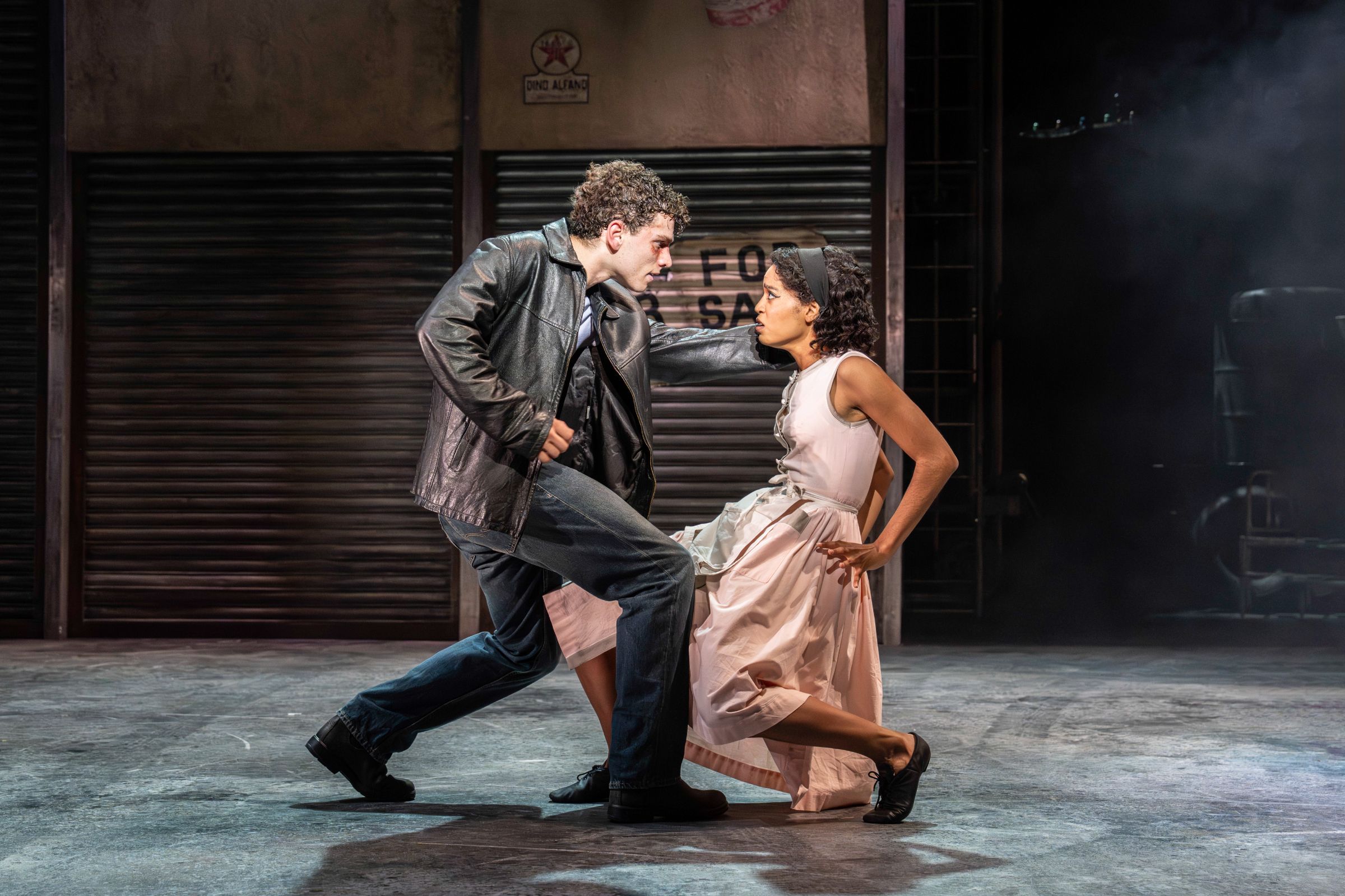 Leonardo McCorkindale (Angelo) and Anna-Maria de Freitas (Rita) in Bourne’s <i>The Car Man</i> &copy; Johan Persson